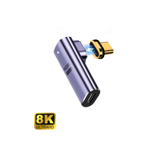 Ewent EC1049 cambiador de género para cable USB-C Púrpura