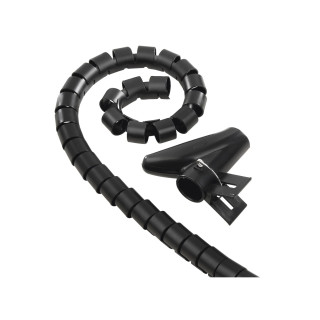 Hama 00220996 organizador de cables Universal Cubrecables Negro 1 pieza(s)