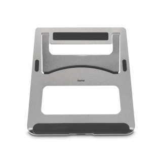Hama Aluminium Soporte para ordenador portátil Plata 39,6 cm (15.6")
