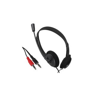 iggual Easy Call Auriculares Alámbrico Diadema Oficina/Centro de llamadas Negro