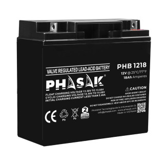 Phasak Batería 12V 18Ah – PHB 1218
