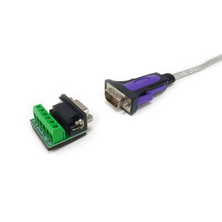 Equip Cable adaptador USB-A a serie RS-422/485 DB9