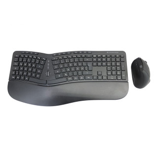 Conceptronic ORAZIO02DE teclado Ratón incluido Oficina RF inalámbrico QWERTZ Alemán Negro