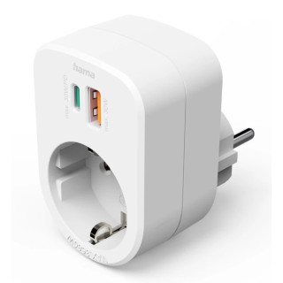 Hama 00223343 base múltiple 1 salidas AC Interior Blanco