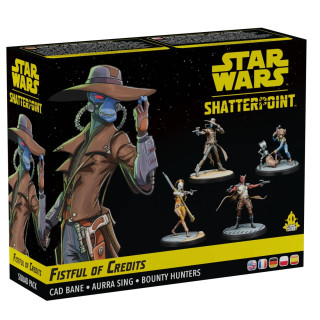 Atomic Mass Games Star Wars: Shatterpoint - Fistful of Credits: Cad Bane Squad Pack Figura