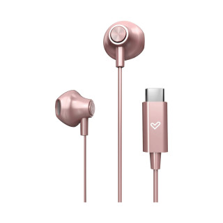 Energy Sistem EasyPods Auriculares Alámbrico Dentro de oído Llamadas/Música USB Tipo C Oro rosa