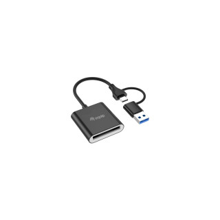 Equip 245461 lector de tarjeta USB 3.2 Gen 2 (3.1 Gen 2) Type-C Negro