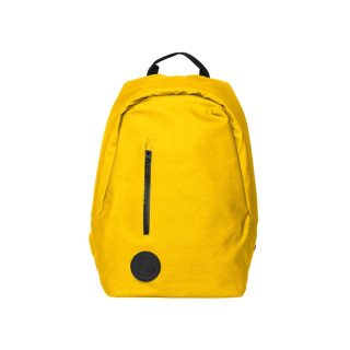 Mochila Antirrobo para portátil y tablet hasta 15 y 16 pulgadas Smile The Rock Impermeable con puerto USB Amarilla