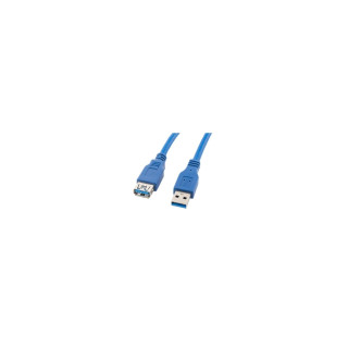 CABLE ALARGADOR LANBERG USB 3.0 MACHO A USB 3.0 HEMBRA 1.8M AZUL CA-US3E-10CC-0018-B