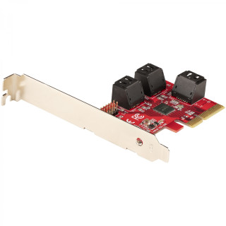 StarTech.com Tarjeta PCIe SATA - Tarjeta Controladora PCI Express de 6 Puertos SATA - 6Gbps - con Bracket de Perfil Bajo - con…