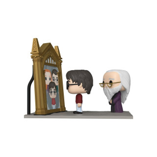 Funko pop moment harry potter espeo de oesed harry & dumbledore 63144
