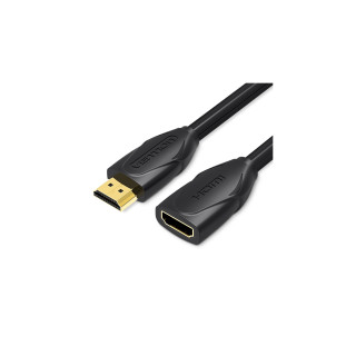 Vention Cable Alargador HDMI VAA-B06-B300/ HDMI Macho - HDMI Hembra/ 3m/ Negro