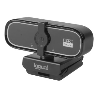 iggual USB 4K UHD WC3840 Business Pro View cámara web 8 MP 3840 x 2160 Pixeles Negro
