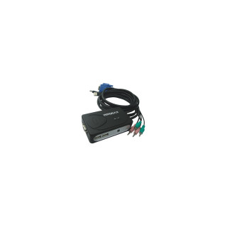 KVM SWTCH AUTOMATICO NANOCABLE 2PC PS2-USB-VGA-AUDIO 10.12.0001