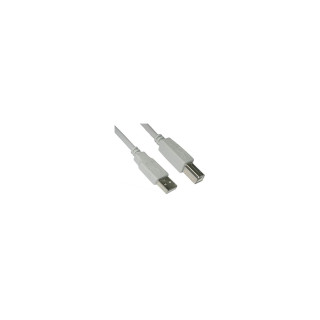 CABLE USB-A M A USB-B M 3MT NANOCABLE BEIGE 10.01.0104